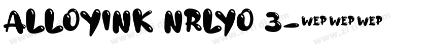 AlloyInk nRLyO 3字体转换